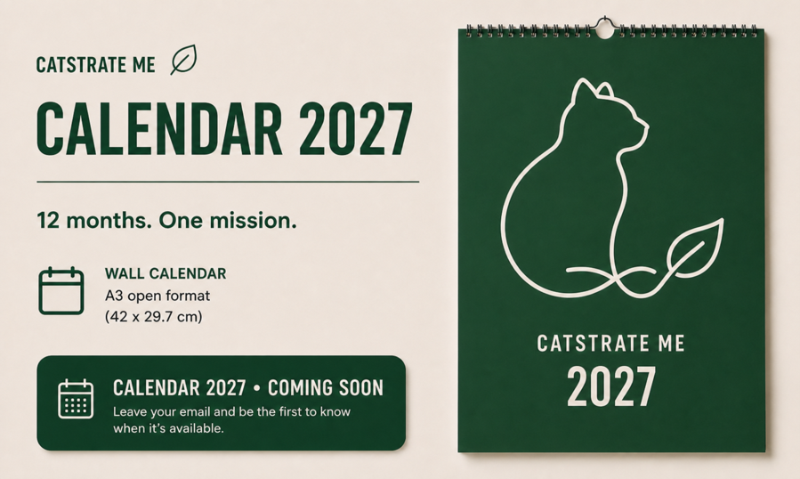 Catstrate Me Calendar 2027 preview